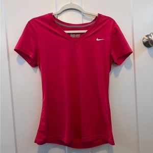 Womens Dri-Fit Pink Shirt Size M